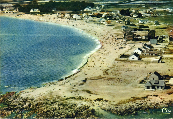 La plage Valentin vers 1970 - Batz-sur-Mer