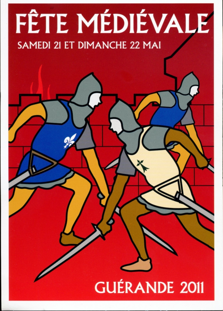Fête Médiévale (carte postale). - Guérande