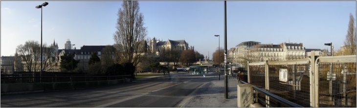 Vue générale depuis l'avenue Carnot - Nantes