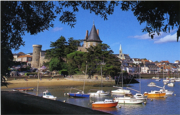 La Côte de Jade - La Plage du Château (carte postale de 1990) - Pornic