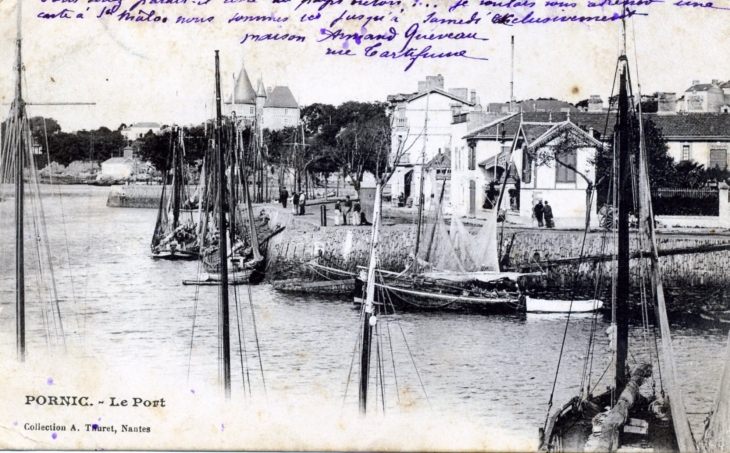 Le Port; vers 1905 (carte postale ancienne). - Pornic