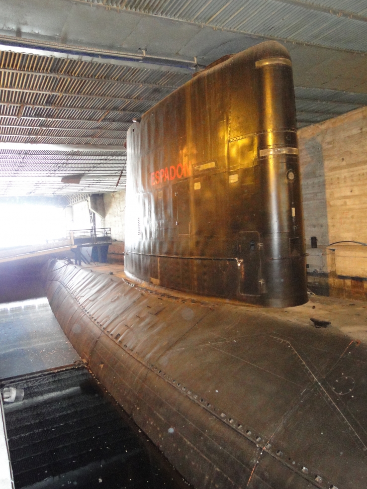 Visite du sous marin Espadon - Saint-Nazaire