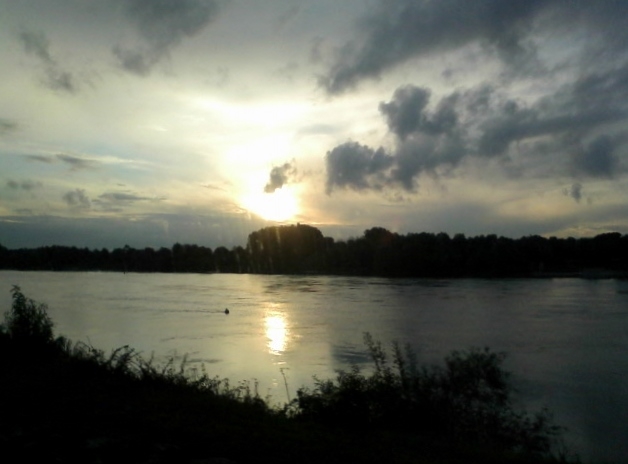 Coucher de soleil sur la Loire - Thouaré-sur-Loire