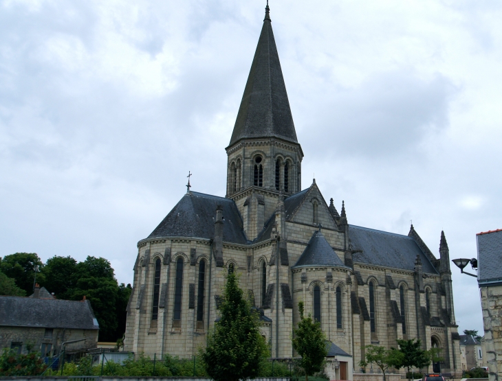 L'église Saint Vincent 1903. - Brézé