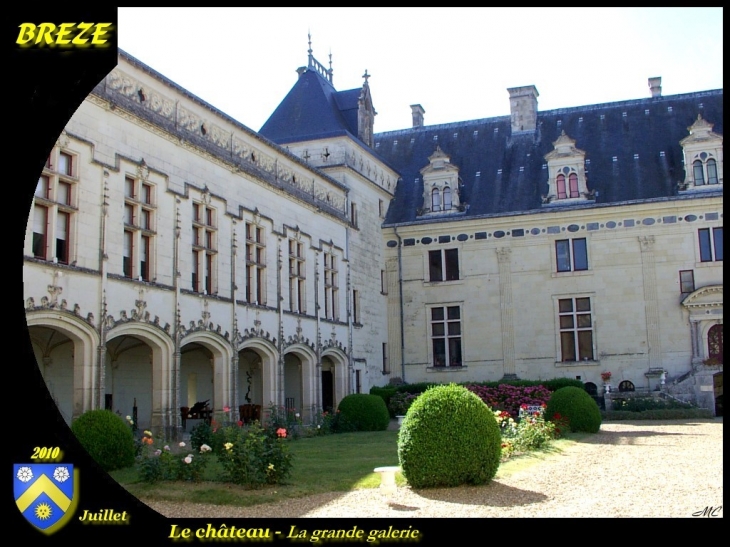 Le chateau - La grande galerie - Brézé