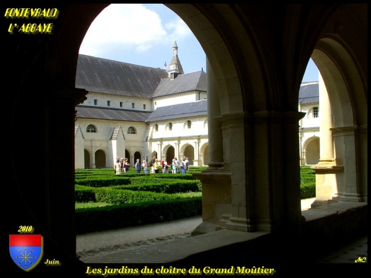 Les jardins du cloître - Fontevraud-l'Abbaye