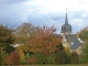 Photo suivante de La Chapelle-sur-Oudon L'église vue du cimetière