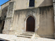 l'entrée de l'église Notre Dame