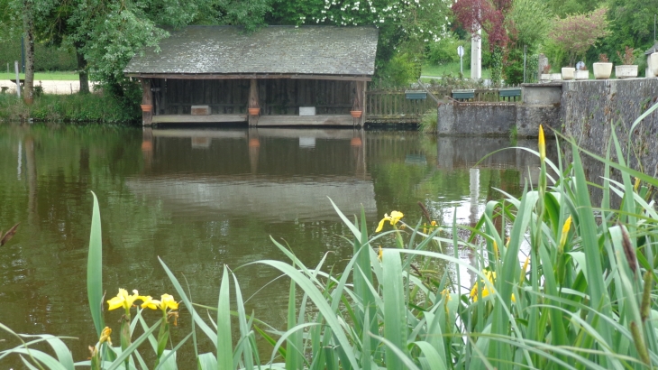 Magnique lavoir bien restauré dans un cadre superbe. - Le Guédéniau