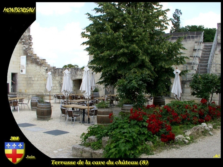 Terrasse de la cave du chateau - Montsoreau