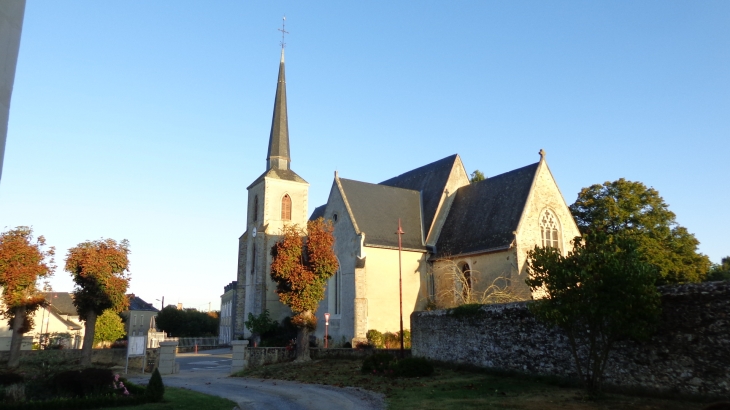 Eglise Saint-Germain .Epoque romane et XIXè siècle. - Arquenay