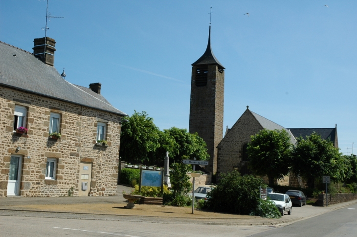 Place de l'église - Chantrigné