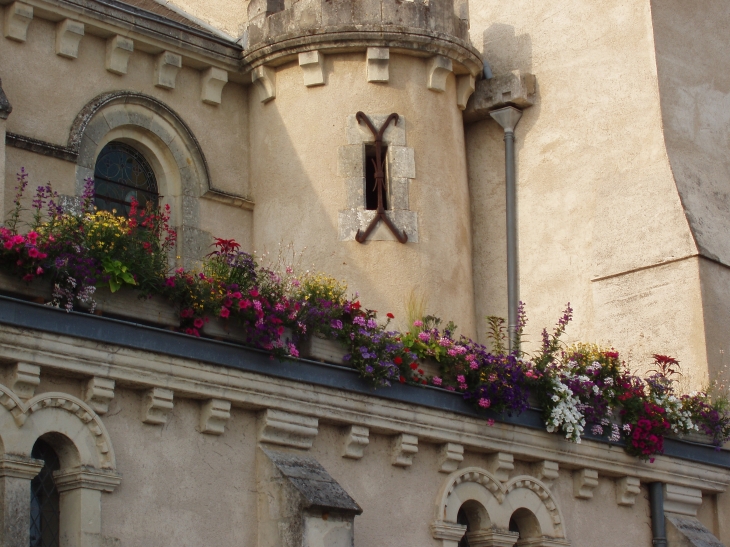 Détail de l'église - Coudray