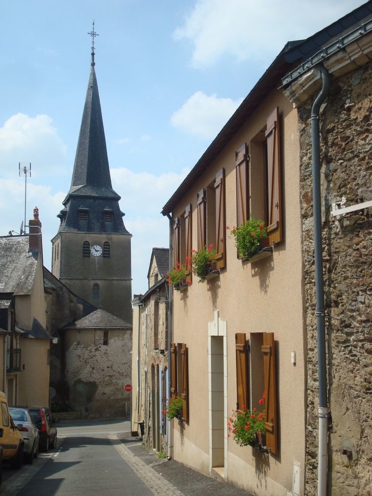 Clocher de l'église - Daon