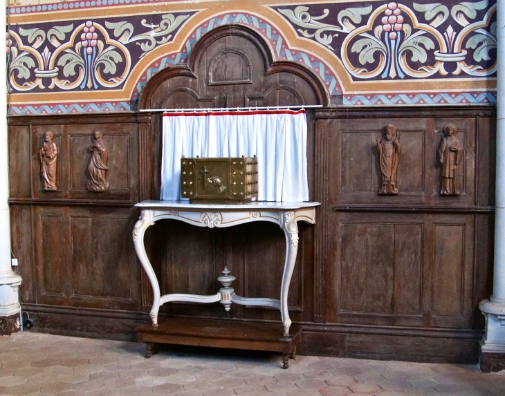 Le Tabernacle. Eglise de la Sainte Vierge. - La Haie-Traversaine