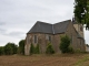 Le chevet et la façade nord de l'église de la sainte Vierge, XIXe siècle.