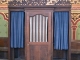 Le confessional de l'église de la Sainte Vierge.