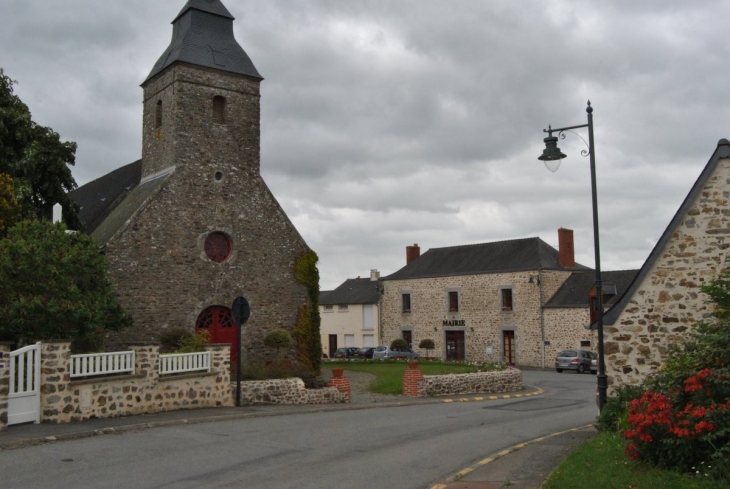 Vue Eglise Launay-Villiers