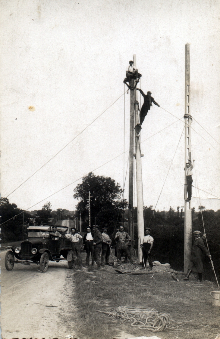 Installation du télégraphe : Environs de Laval