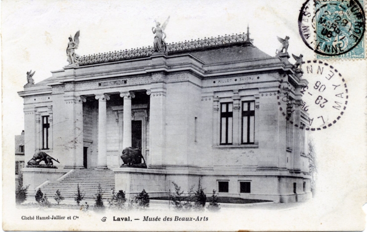 Musée des Beaux-Arts, vers 1906 (carte postale ancienne)/ - Laval