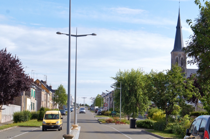 Arrivée route de Laval, en 2013 - Louverné