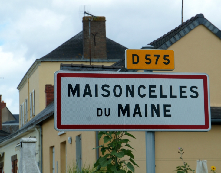 Autrefois : le village fut cité dès le XIIIe sous le nom de G. de Mesoncellis et M. de Masuncellis. - Maisoncelles-du-Maine