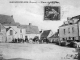 Place de l'église, vers 1910 (carte postale ancienne).