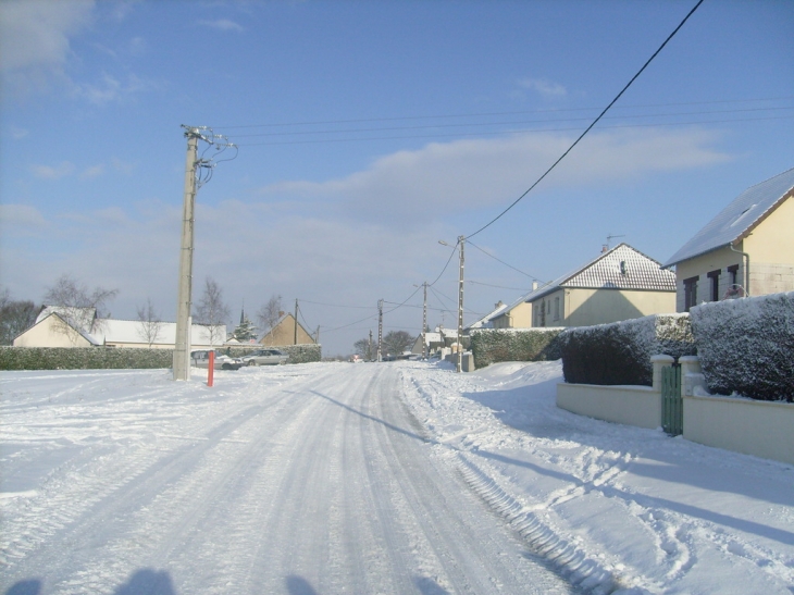 Montreuil-Poulay sous la neige janvier 2010