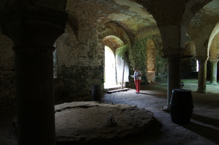 Le cellier : Abbaye de Clermont. - Olivet