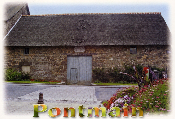 La grange de l'apparition (carte postale). - Pontmain