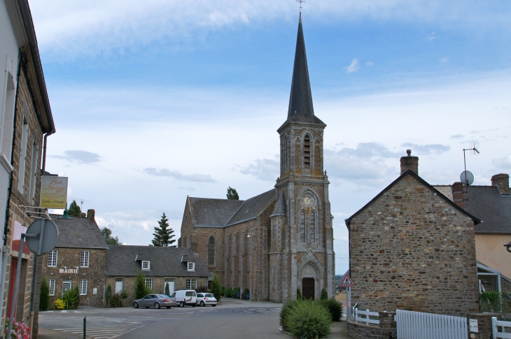 L'église Saint Georges, en 2013. - Saint-Georges-Buttavent