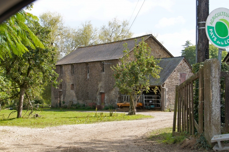 Un bâtiment de ferme dans Fontaine-Daniel. - Saint-Georges-Buttavent