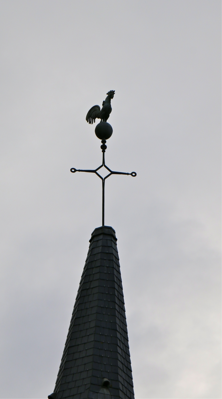 La flêche du clocher de l'église Saint loup - Saint-Loup-du-Dorat