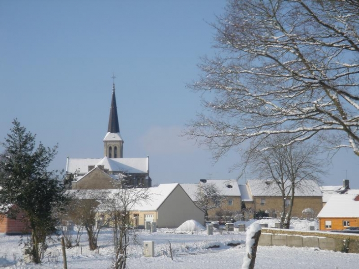 Sous la neige - Saint-Pierre-des-Nids