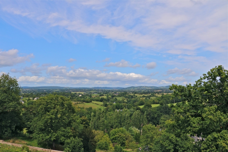 Vue du château - Sainte-Suzanne