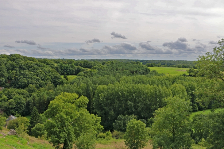 Vue du château - Sainte-Suzanne