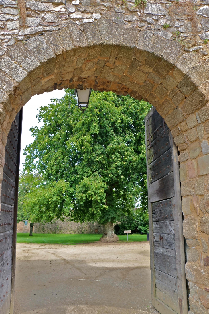 L'entrée des jardins - Sainte-Suzanne