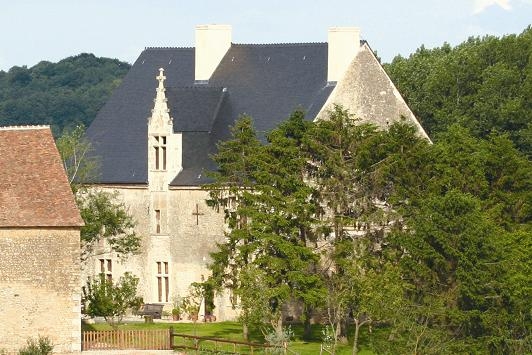 Vue du manoir cour principale - Ancinnes