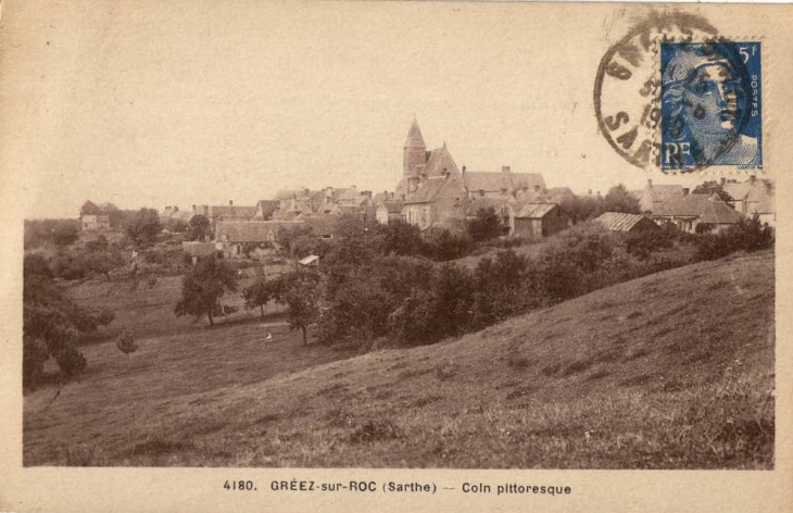 CARTE POSTALE 1 - Gréez-sur-Roc