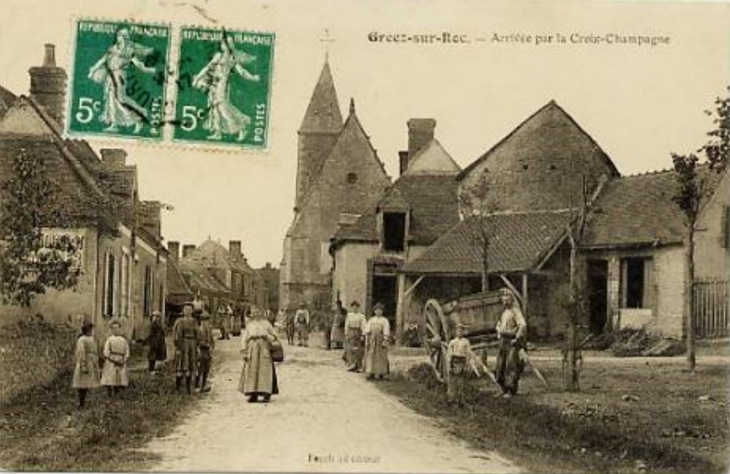 CARTE POSTALE 12 - Gréez-sur-Roc