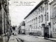 Lycée de Jeunes Filles. Façade, rue Berthelot. Au fond, la rue Saint-Bertrand, vers 1919 (carte postale ancienne).