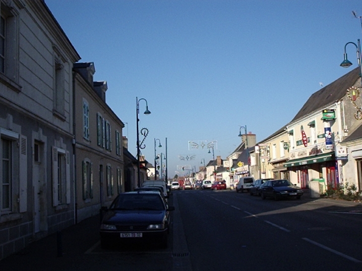 Le centre-ville - Parigné-l'Évêque