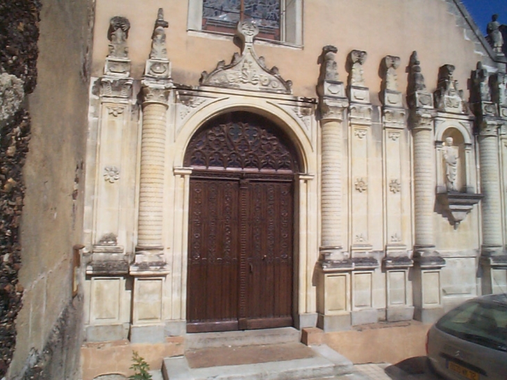 SCULPTURES DE LA PORTE - Saint-Vincent-du-Lorouër