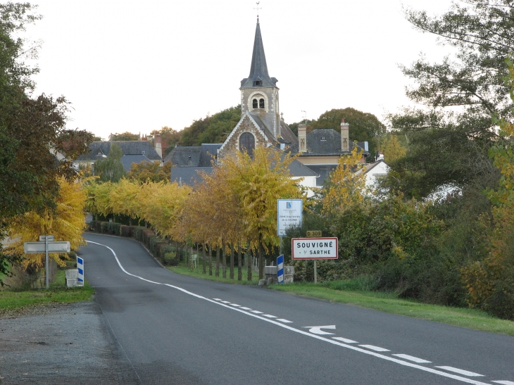 Arrivée à Souvigné - Souvigné-sur-Sarthe