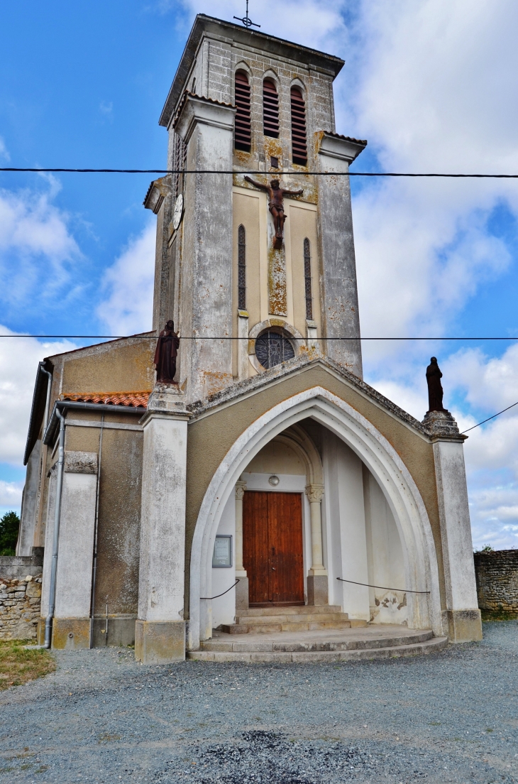  Le Sableau commune de Chailles-les-Marais L'église - Chaillé-les-Marais