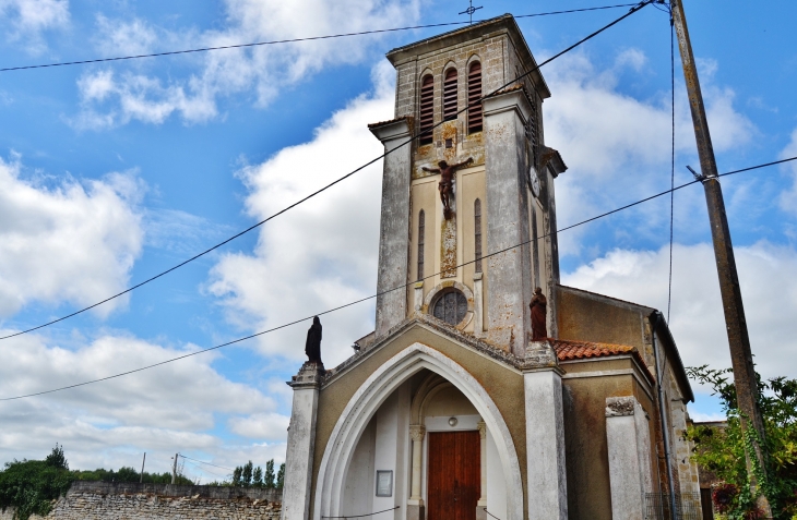  Le Sableau commune de Chailles-les-Marais L'église - Chaillé-les-Marais