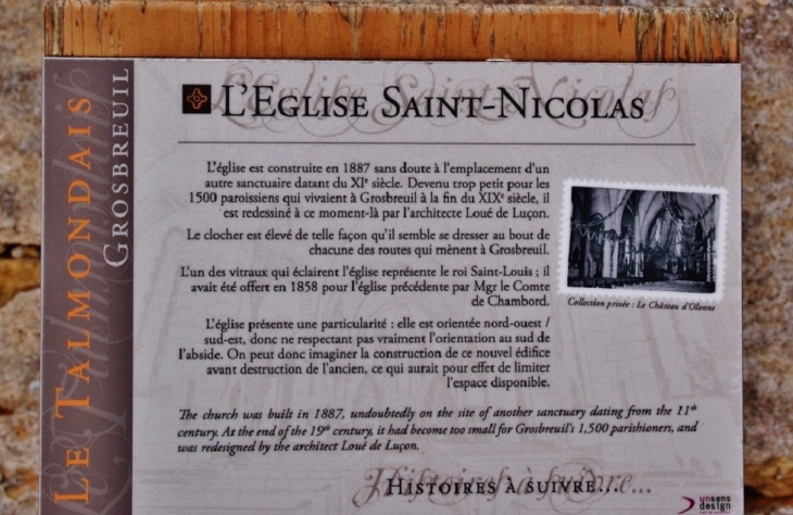 <église Saint-Nicolas - Grosbreuil