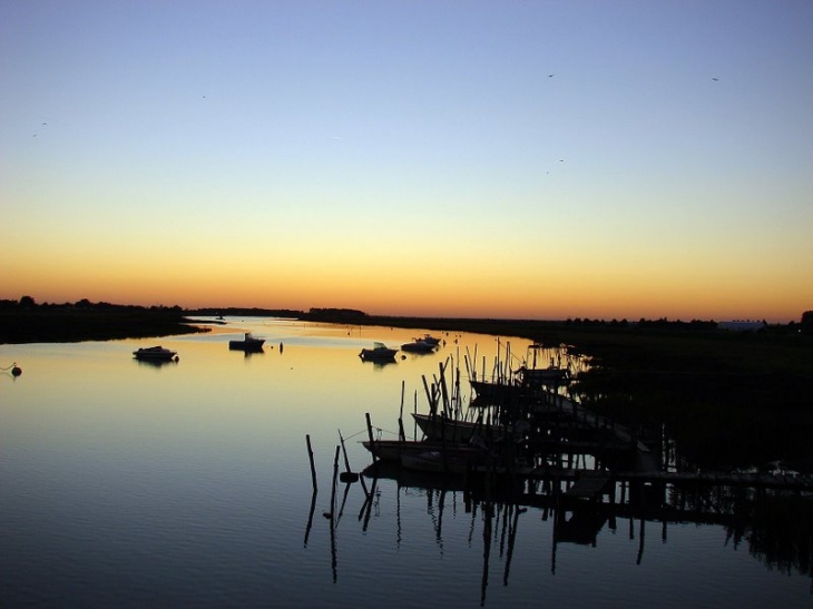 Coucher de soleil sur le Lay - L'Aiguillon-sur-Mer