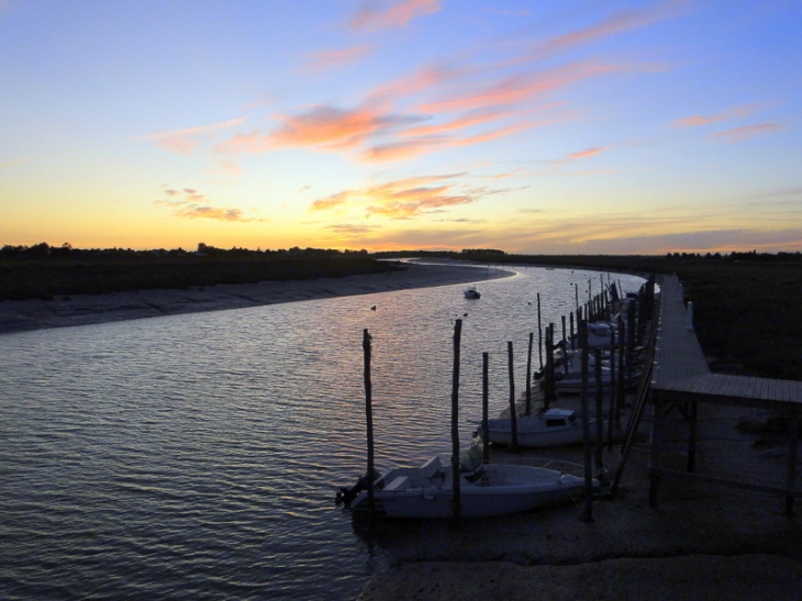 Coucher de soleil sur le Lay - L'Aiguillon-sur-Mer