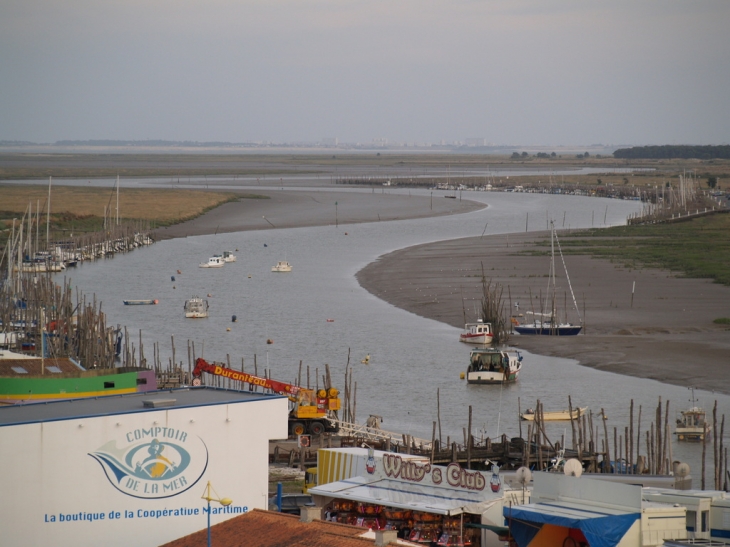 Le port vu de la grande roue - L'Aiguillon-sur-Mer